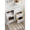James Martin Vanities De Soto 36in Single Vanity, Bright White w/ 3 CM Eternal Jasmine Pearl Quartz Top 825-V36-BW-3EJP - alternate 5